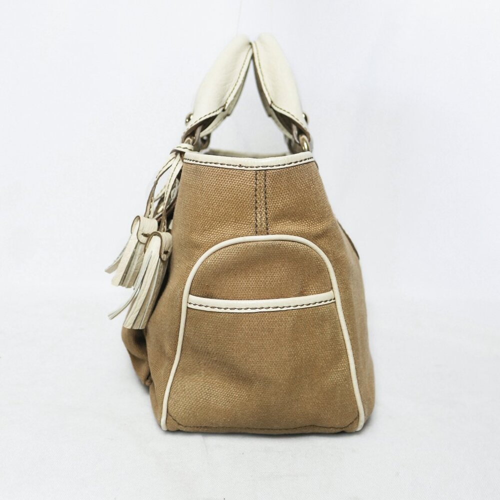 Celine leather trim canvas Boogie bag - Picture 7 of 14